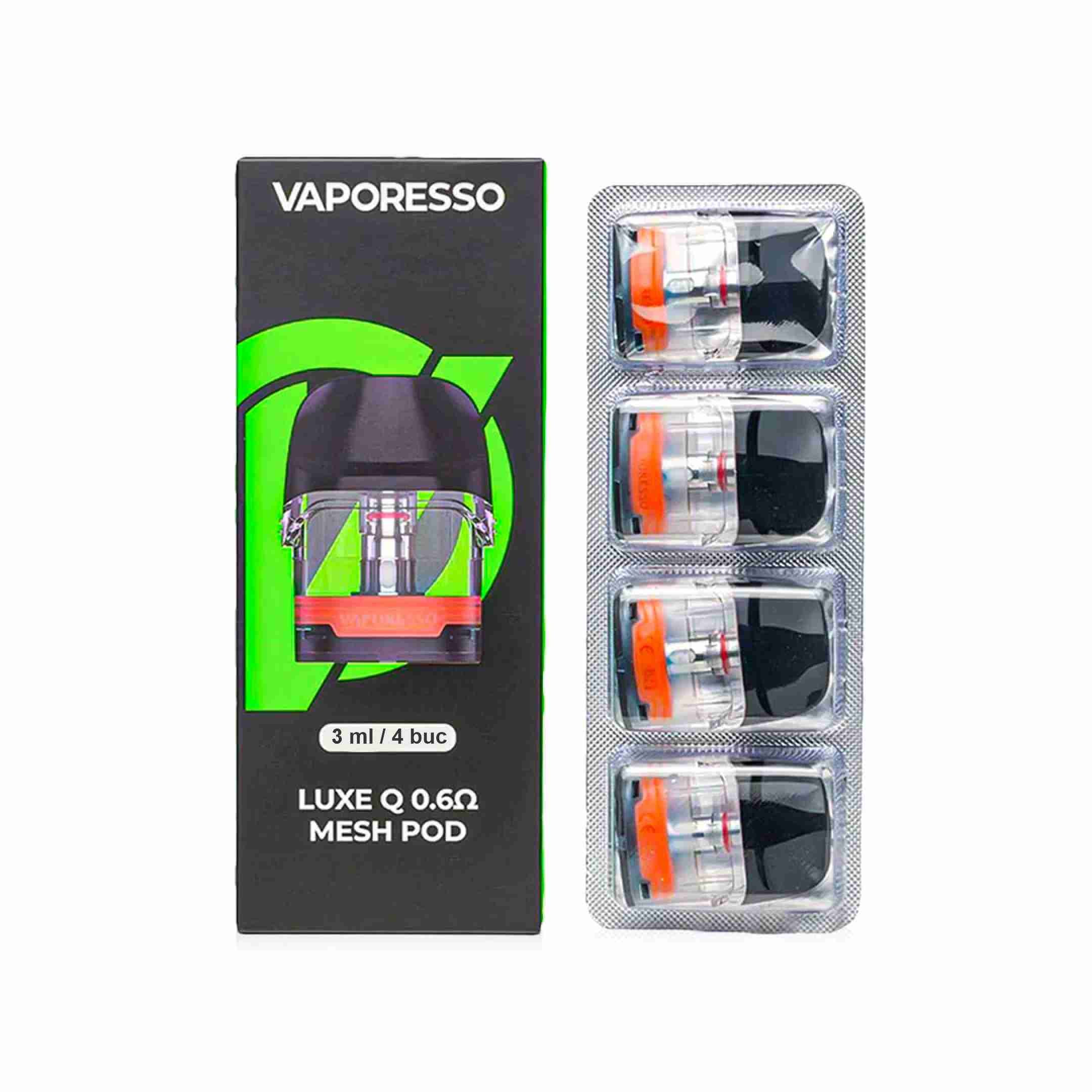 LUXE Q 0.6Ω MESH POD (3ML) — (set 4 buc)